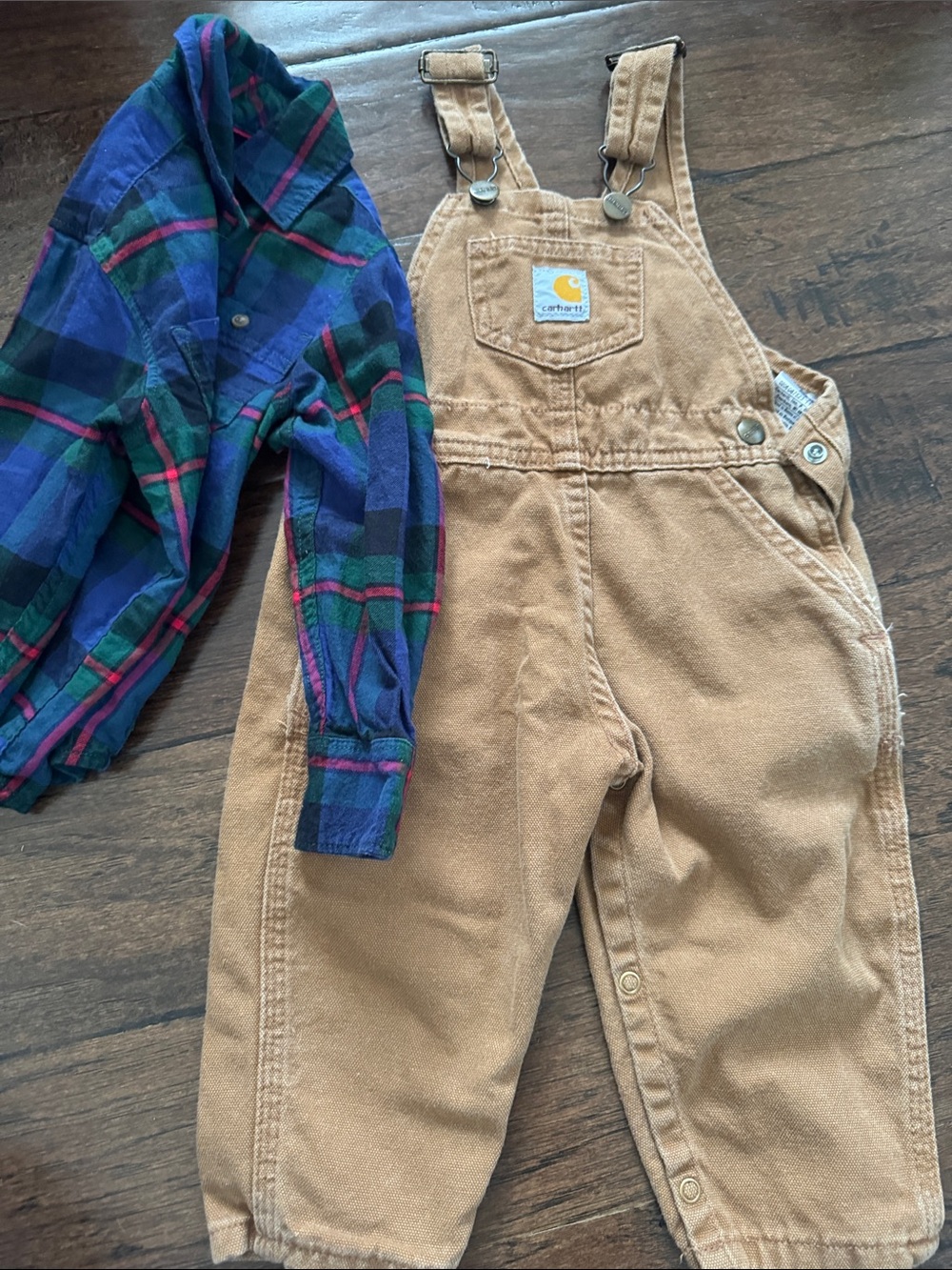 Carhartt Toddler Bib Coverall Set